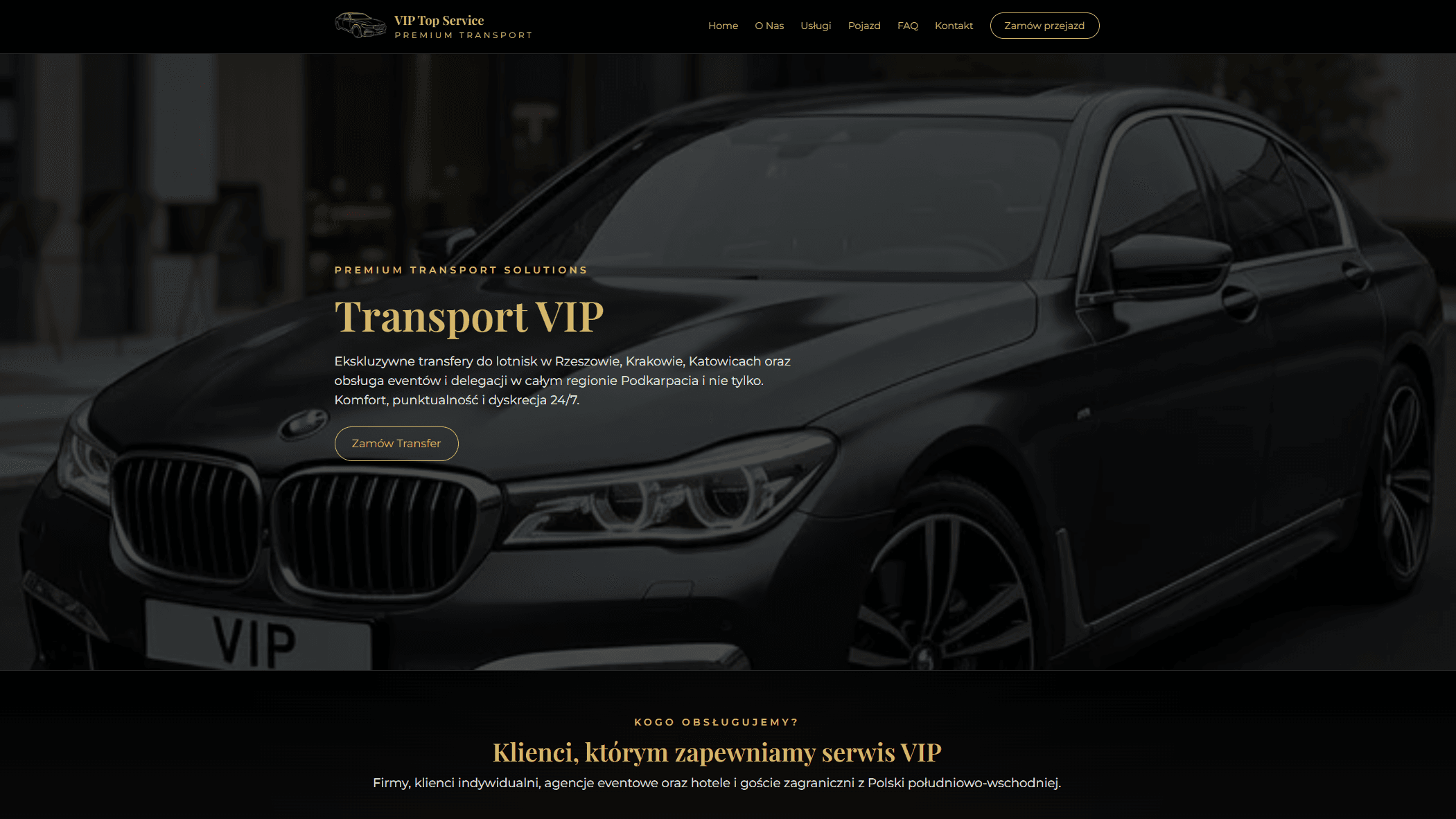 VIP Transfery – Platforma Premium Transport Solutions